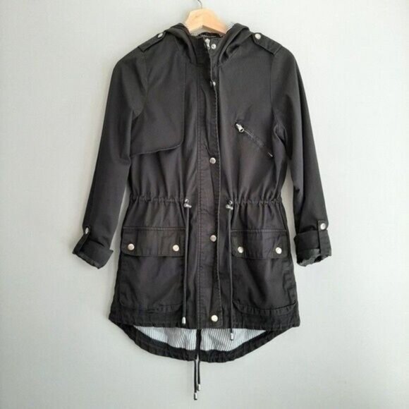 VERO MODA Primula Parka Jacket Utility Sleeves Sz XS - Picture 10 of 15